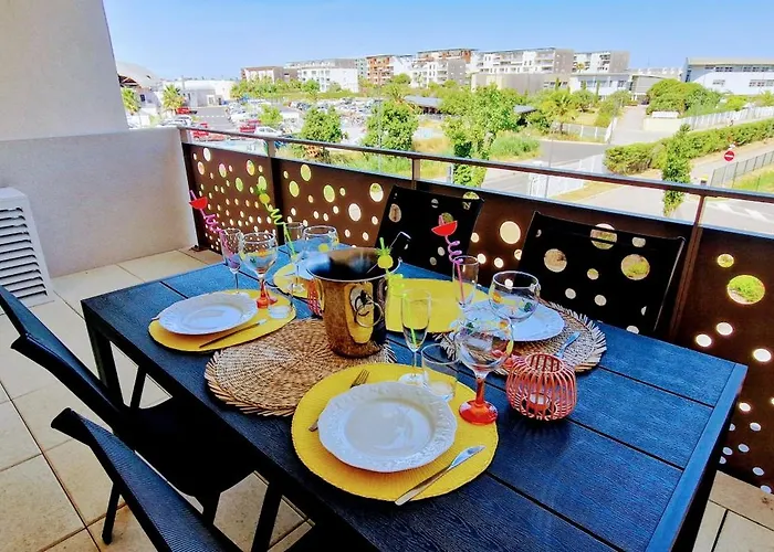 Thau-indigo, Appt Neuf, Standing, Prox Plages, Terrasse, Parking, Climatise
