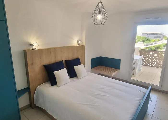 Thau-indigo, Appt Neuf, Standing, Prox Plages, Terrasse, Parking, Climatise Σετ