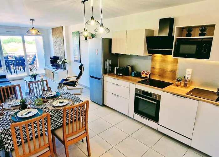 Thau-indigo, Appt Neuf, Standing, Prox Plages, Terrasse, Parking, Climatise Διαμέρισμα Σετ